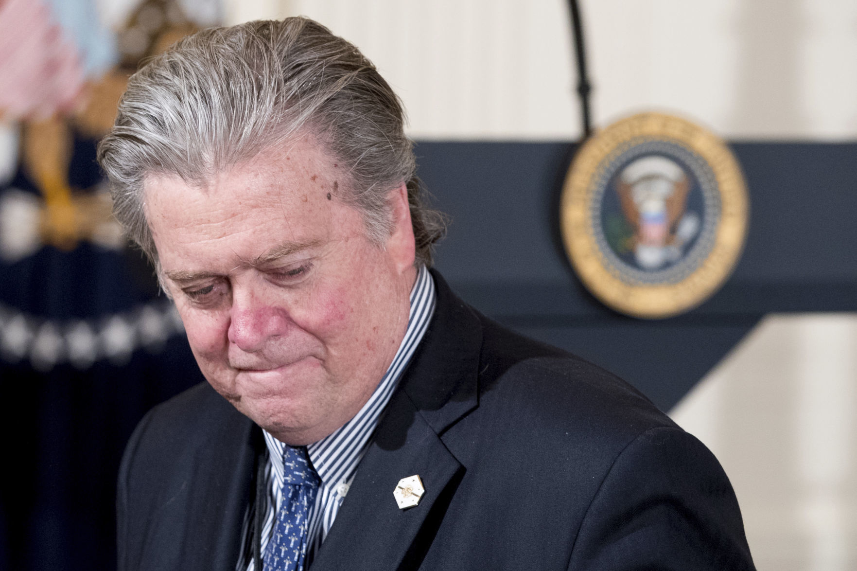 Aug. 18, 2017: Chief strategist Steve Bannon
